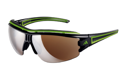 product g a gafas de sol adidas a167 evil eye halfrim pro l 6050 shiny black green lente lst active silver lst bright antifog .jpeg en Óptica Sobrarbe