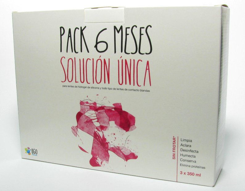 Pack 3 Solución Única UGO 350ml